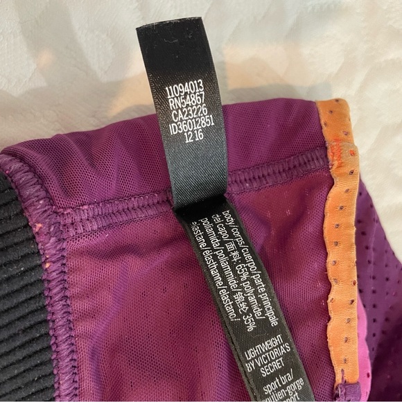 Victoria’s Secret Lightweight Women’s Sports Bra 32D Workout Gym Running Support - Picture 7 of 7